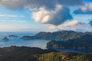 小笠原諸島・父島　旭山山頂から望む絶景