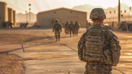 Soldier in Combat Gear