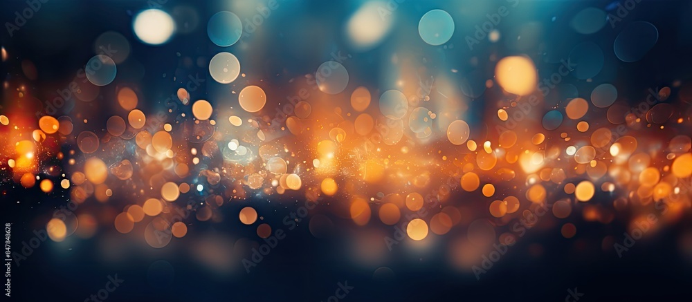 Aufkleber background blur is an abstract bokeh. creative banner. copyspace image
