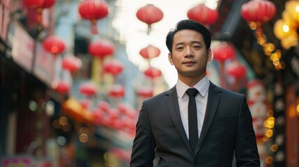 Asian entrepreneur offering property for sale