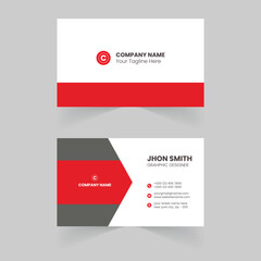 Clean and Modern Style Insurance Broker Business Card