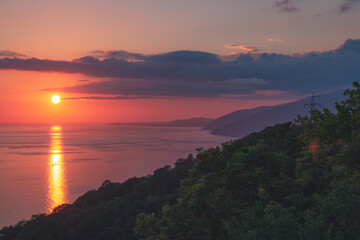 Obraz premium Coastal Sunset