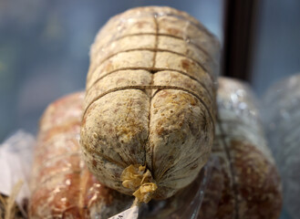 typical traditional Italian meat products