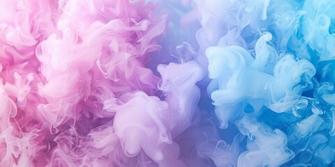 Fototapeta premium Colorful pastel soft pink blue and purple colour flow background