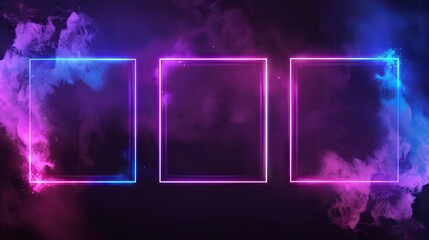 Neon style background