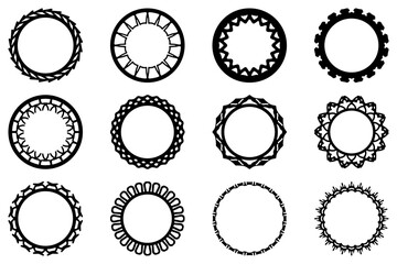Decorative ornament frame set design