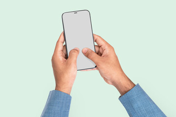 Png smartphone screen hand mockup digital device