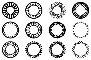 Decorative ornament frame set design