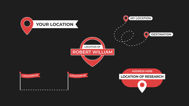 Location Titles Overlays