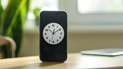 Naklejka premium Smartphone, mockup style, image For use as a graphics resource