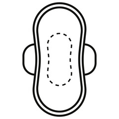 Feminine Hygiene Product Icon Perfect for Women's Health and Care