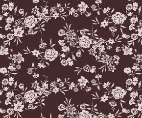 Fototapeta premium seamless floral background