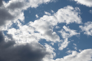 blue sky with clouds
