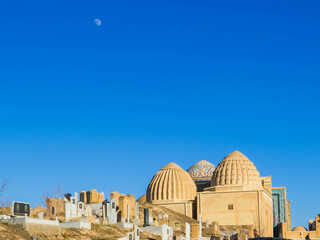 Shah-i-Zinda (English translation: The Living King) Elite Cemetery, Samarkand, Uzbekistan