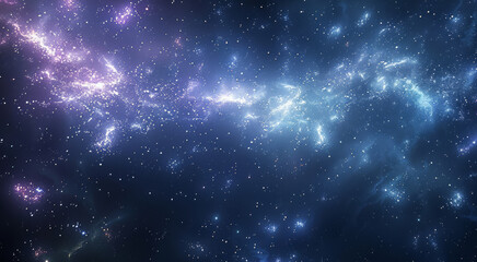 Galaxy, milky way, background. Generative AI.