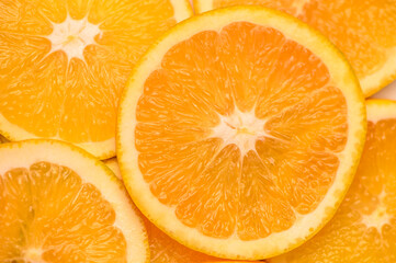 Orange background. citrus fruit. Orange slices texture. Healthy food concept 1