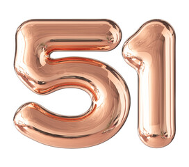Rose Gold number 51