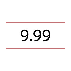 Paper Price Tag. Blank Price Label Icon