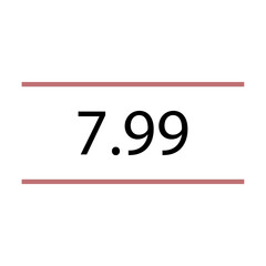 Paper Price Tag. Blank Price Label Icon