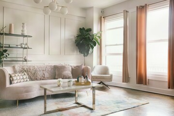 A modern living room style