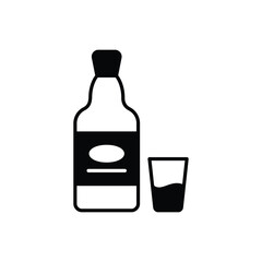 Whiskey vector icon