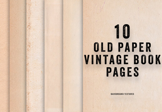 10 Old Aged Paper Texture Backgrounds