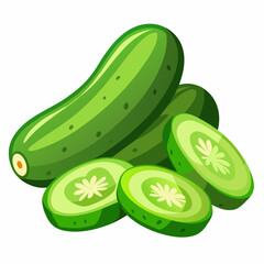 cucumbers vegetable vector artwork and svg file