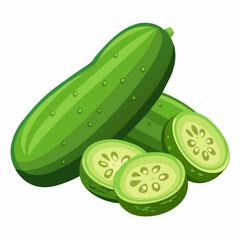 cucumbers vegetable vector artwork and svg file