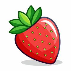 strawberry vector artwork illustration svg file
