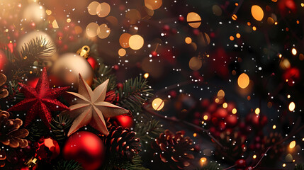 Christmas, background, copy space,