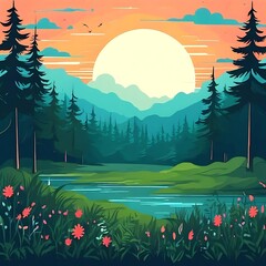 Background for digital printing, abstract, art