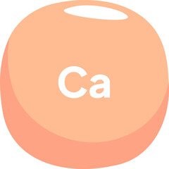 vitamin molecule Ca icon