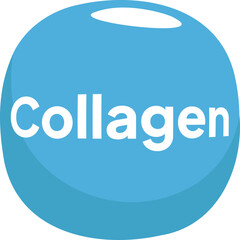 vitamin molecule Collagen icon