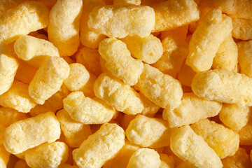 corn sticks closeup pattern top view