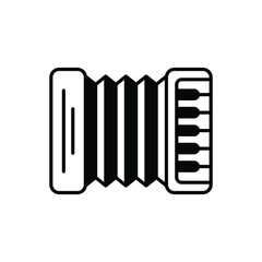Accordion vector icon