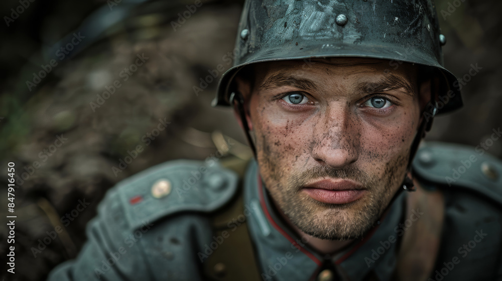 Wall mural Austro-Hungarian Soldier in WWI Uniform