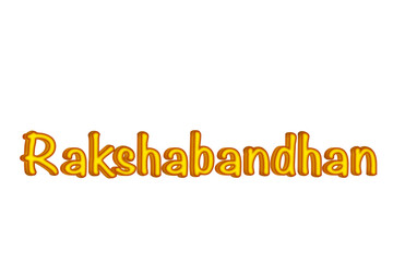 Happy Rakshabandhan -  Rakhi Festival -  Rakshabandhan Calligraphy