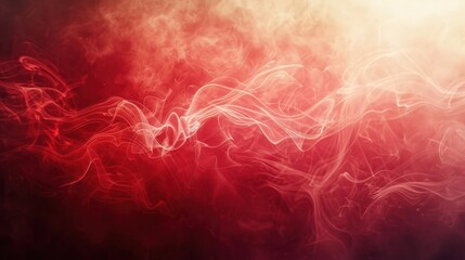 Red smoke waves background