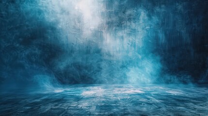 Blue smoke background