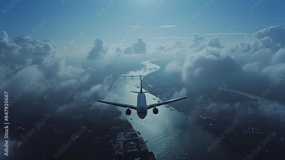 Canvas Prints aeroplane in the sky