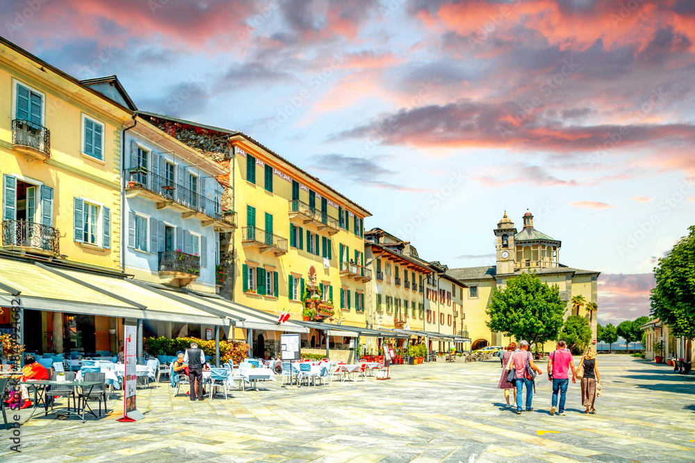 Canvas Prints canobbio, lago maggiore, italien