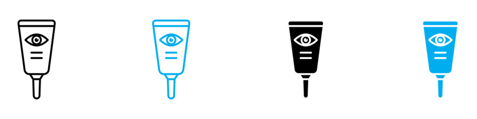 Eye Cream Icon Perfect for Anti-Aging and Skincare Illustrations