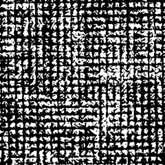 Grunge abstract pattern black and white background texture of scratches cracks dirt dark monochrome surface vector illustration