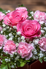 バラの花　マクロイメージ