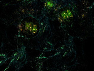 Imaginatory fractal abstract background Image