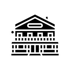 taverna street food cafe glyph icon vector. taverna street food cafe sign. isolated symbol illustration