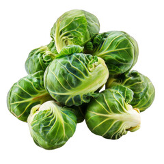 Brussels sprouts Isolated on a Transparent Background