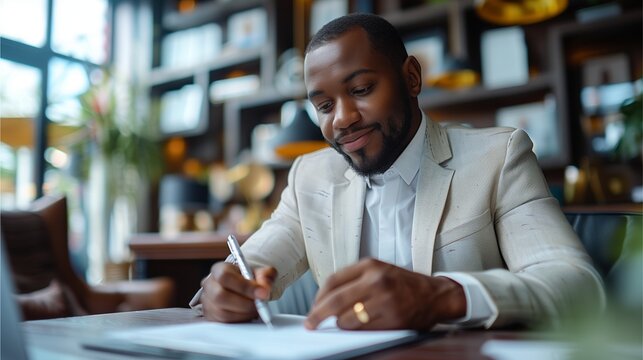 Businessman reading newspaper in cafe, businessman working on tablet computer, businessman working on tablet computer in cafe