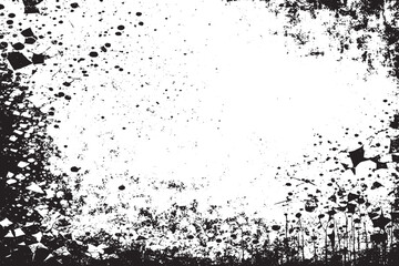 Monochrome Grunge Background and Texture