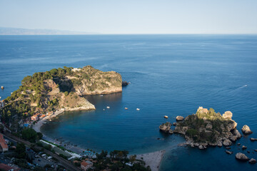 Taormina Sicily Italy Mediterranean sea 